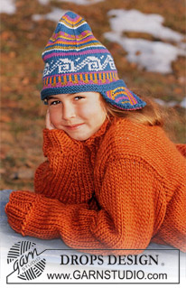 Free patterns - Dziecięce czapki z nausznikami / DROPS Children 12-18