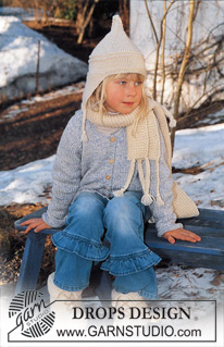 Free patterns - Sjaals & Halswarmers voor kinderen / DROPS Children 12-30