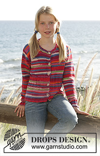 Free patterns - Rozpinane swetry i bolerka dziecięce / DROPS Children 15-7