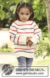Free patterns - Dziecięce swetry przez głowę / DROPS Children 22-3