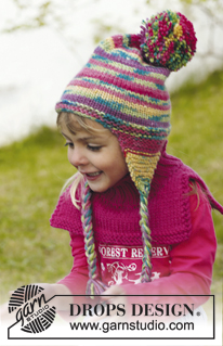 Free patterns - Cappelli con paraorecchie per bambini / DROPS Children 23-3