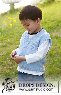 Free patterns - Children Vests  & Tops / DROPS Children 23-8