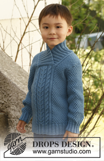 Free patterns - Dziecięce swetry przez głowę / DROPS Children 23-9