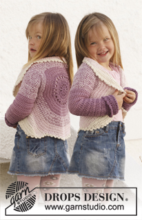 Free patterns - Rozpinane swetry i bolerka dziecięce / DROPS Children 24-1