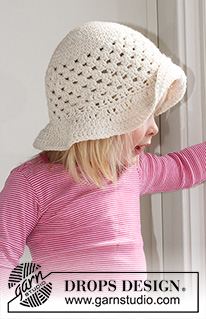Free patterns - Dziecięce letnie kapelusze i czapki / DROPS Children 24-27