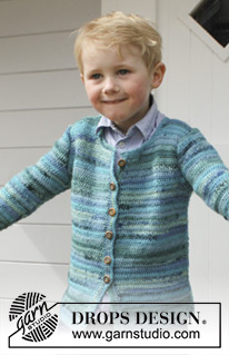 Free patterns - Rozpinane swetry i bolerka dziecięce / DROPS Children 24-46
