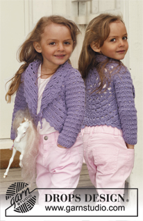 Free patterns - Rozpinane swetry i bolerka dziecięce / DROPS Children 24-6