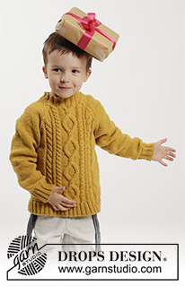 Free patterns - Dziecięce swetry przez głowę / DROPS Children 26-3