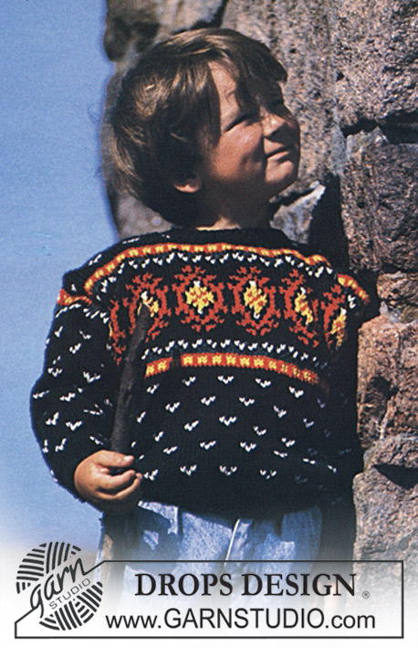 DROPS Children 3-9 - DROPS trøje i Karisma med indiansk mønster.