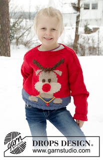 Free patterns - Świąteczne swetry / DROPS Children 32-18