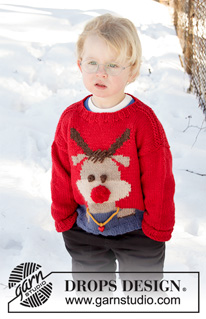 Free patterns - Świąteczne swetry / DROPS Children 32-18