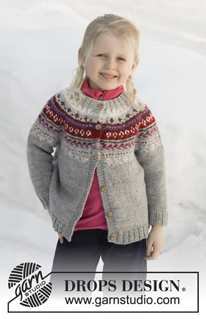 Free patterns - Dziecięce norweskie rozpinane swetry / DROPS Children 32-6