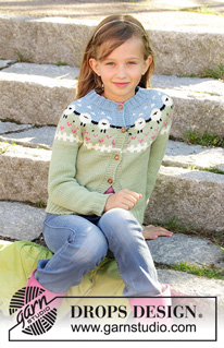 Free patterns - Rozpinane swetry i bolerka dziecięce / DROPS Children 34-1
