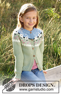 Free patterns - Rozpinane swetry i bolerka dziecięce / DROPS Children 34-1