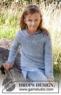 Free patterns - Dziecięce swetry przez głowę / DROPS Children 34-10