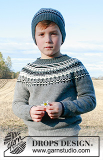 Free patterns - Kinderen Scandinavische Vesten / DROPS Children 34-18