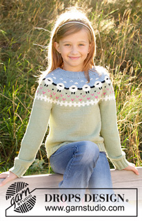 Free patterns - Norweskie dziecięce swetry przez głowę / DROPS Children 34-3
