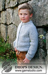 Free patterns - Rozpinane swetry i bolerka dziecięce / DROPS Children 40-18