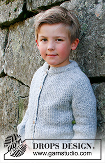 Free patterns - Proste dziecięce rozpinane swetry / DROPS Children 40-18