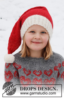 Free patterns - Kerstmutsen voor kinderen / DROPS Children 41-19