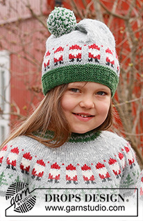 Free patterns - Kerstmutsen voor kinderen / DROPS Children 44-15