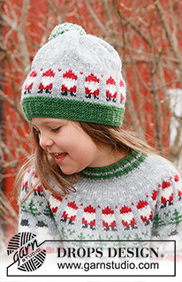 Free patterns - Kerstmutsen voor kinderen / DROPS Children 44-15