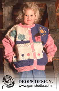 Free patterns - Rozpinane swetry i bolerka dziecięce / DROPS Children 6-13