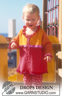 Free patterns - Rozpinane swetry i bolerka dziecięce / DROPS Children 8-3