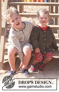 Free patterns - Rozpinane swetry i bolerka dziecięce / DROPS Children 8-7
