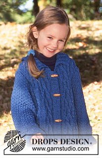 Free patterns - Rozpinane swetry i bolerka dziecięce / DROPS Children 9-22
