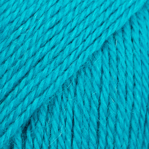 DROPS Alpaca uni colour 2918, niebiesko-turkusowy ciemny