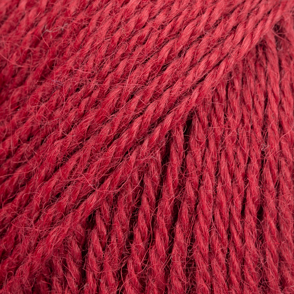 DROPS Alpaca uni colour 3900, rosso pomodoro