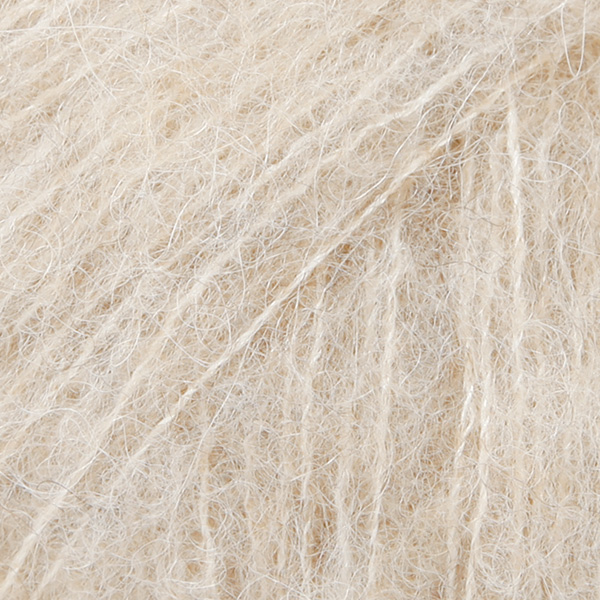 DROPS Brushed Alpaca Silk uni colour 04, vaalea beige