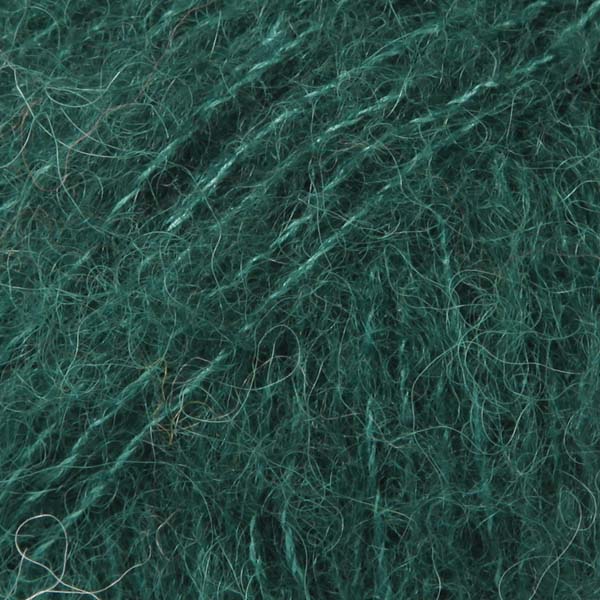DROPS Brushed Alpaca Silk uni colour 11, metsänvihreä