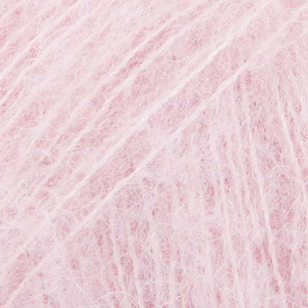 DROPS Brushed Alpaca Silk uni colour 12, hillitty roosa