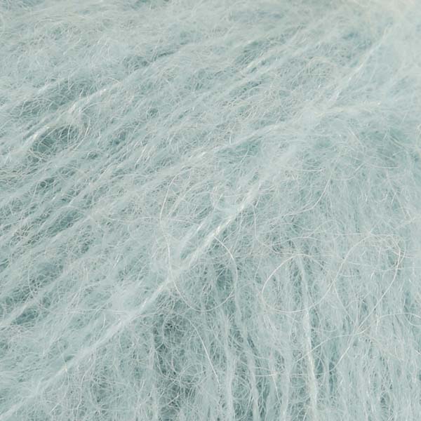 DROPS Brushed Alpaca Silk uni colour 15, vaalea merenvihreä