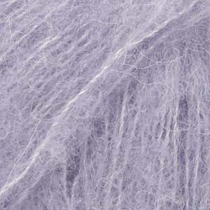DROPS Brushed Alpaca Silk uni colour 17, vaalea laventeli