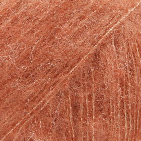 DROPS Brushed Alpaca Silk uni colour 22, ferrugem claro