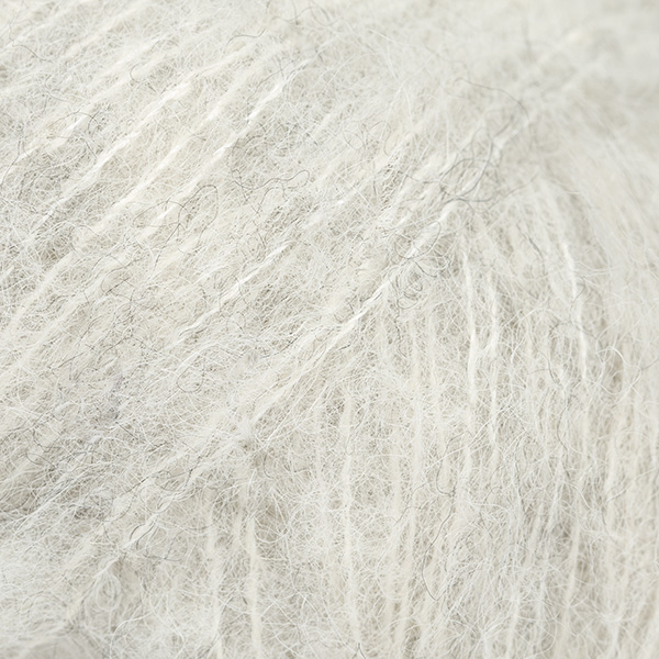 DROPS Brushed Alpaca Silk uni colour 35, helmiäisharmaa