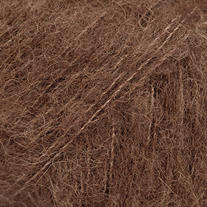 DROPS Brushed Alpaca Silk uni colour 38, chocolade