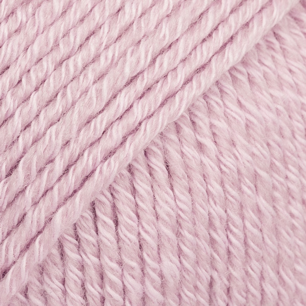 DROPS Cotton Merino uni colour 05, støvet rosa