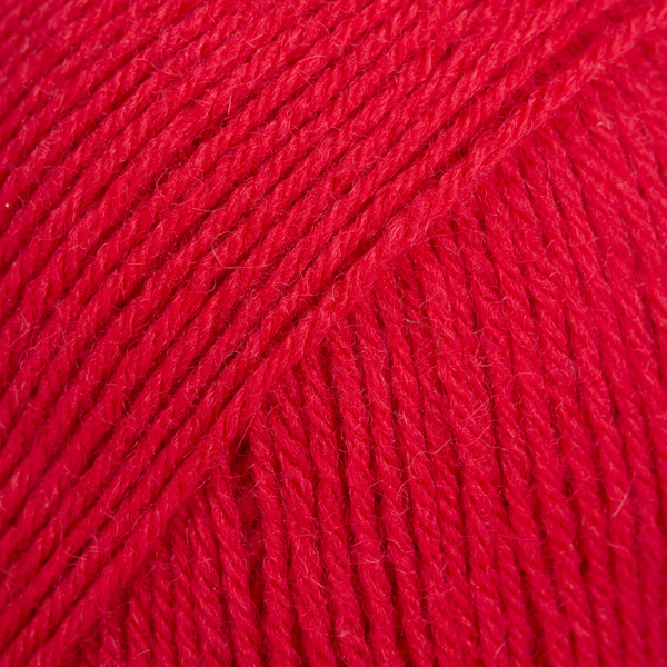 DROPS Fabel uni colour 106, punainen