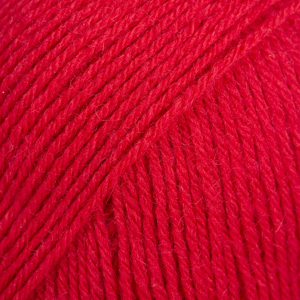 DROPS Fabel uni colour 106, röd