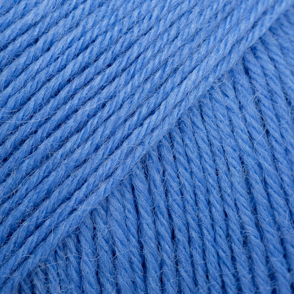 DROPS Fabel uni colour 116, kornblomst blå