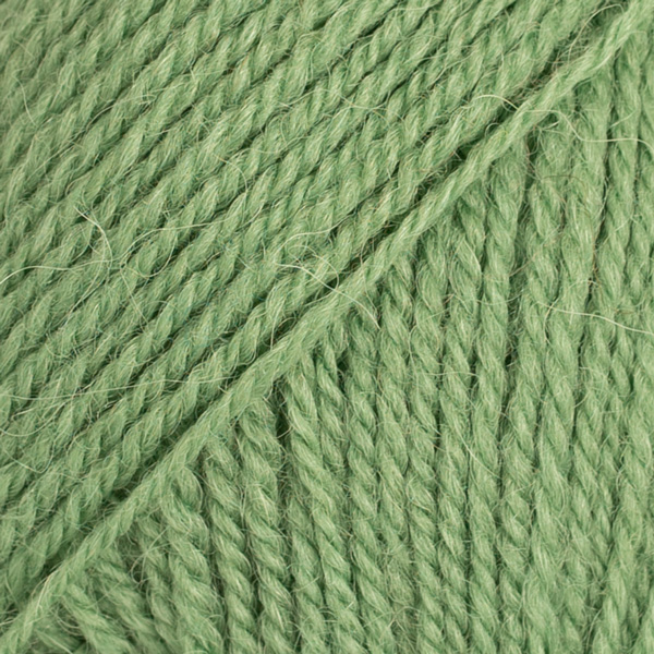 DROPS Flora uni colour 15, vihreä