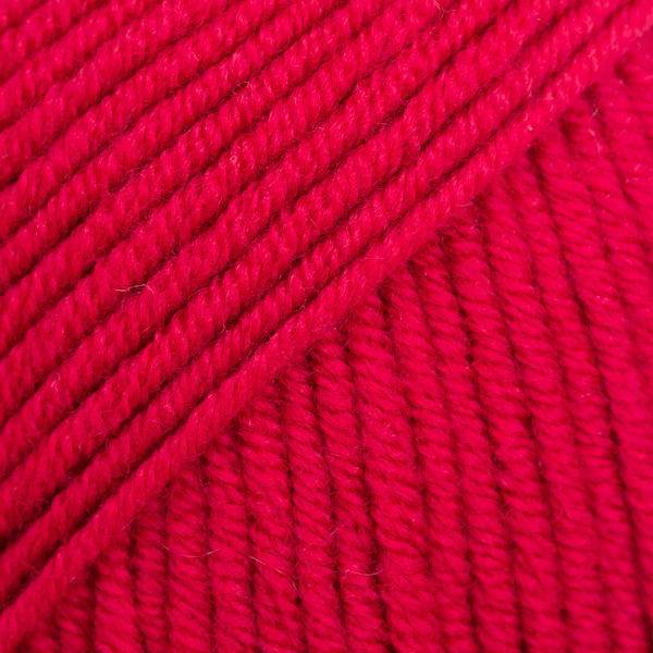 DROPS Merino Extra Fine uni colour 11, crimson röd