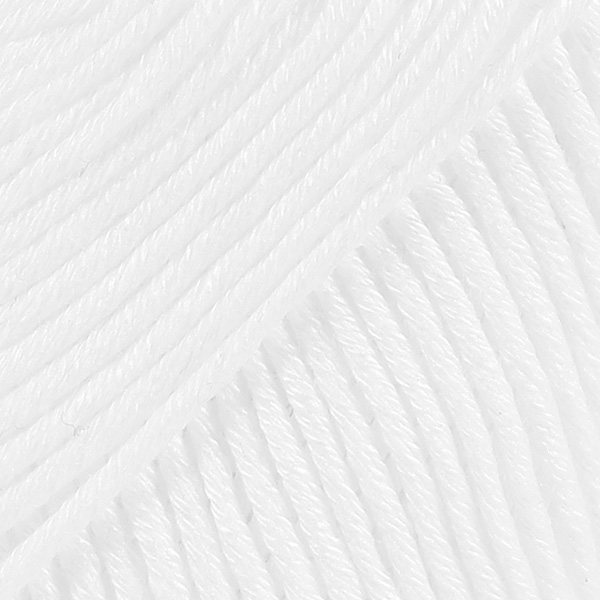DROPS Muskat uni colour 18, valkoinen