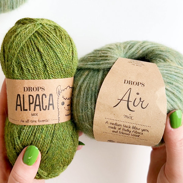 DROPS yarn combinations air12-alpaca7238