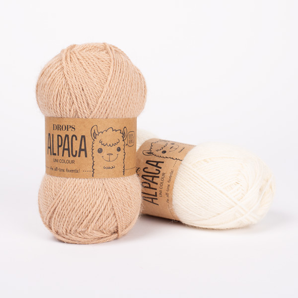 DROPS yarn combinations alpaca0100-alpaca0302